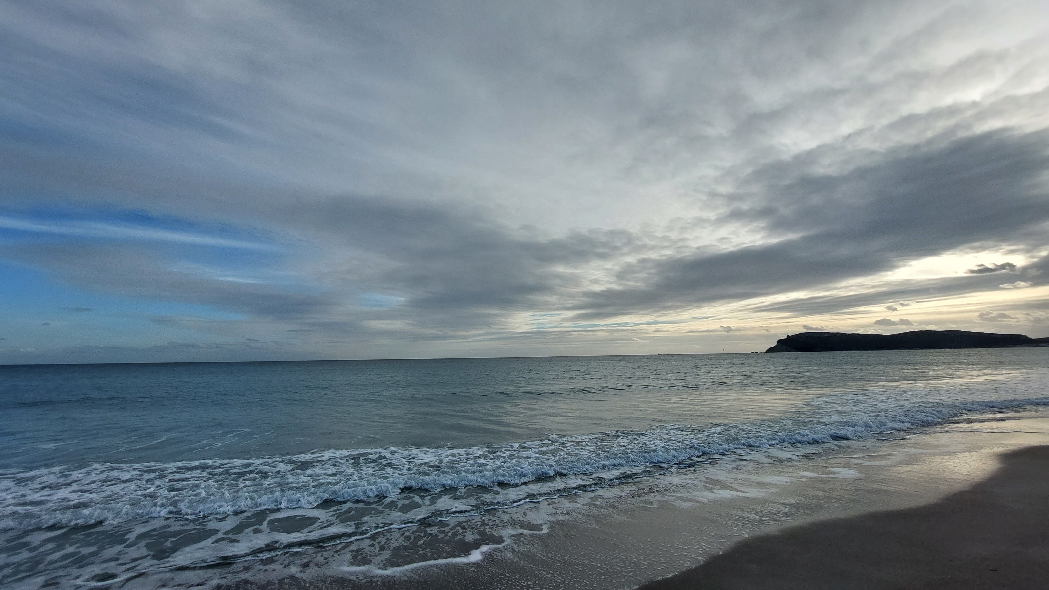 Cagliari, spiaggia del Poetto, inverno 2022